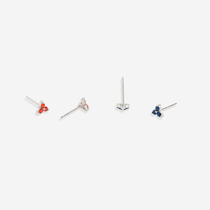 Boucles d'oreilles avec pierre de naissance Trinity