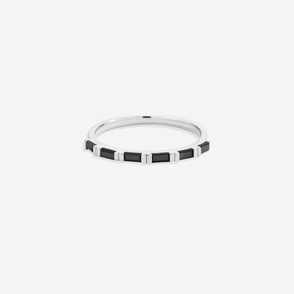 Bague en diamant baguette