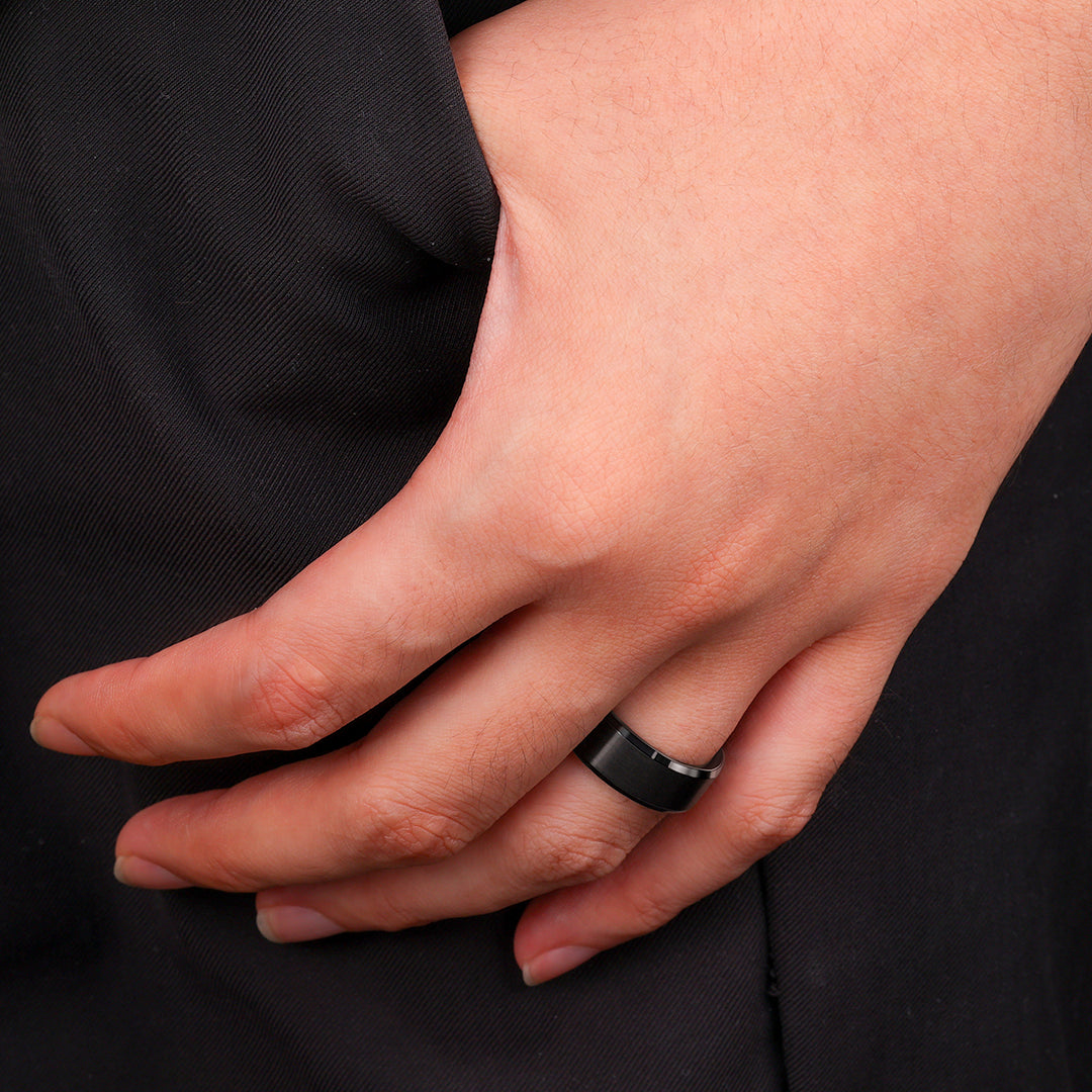 Bague pour homme en tungstène