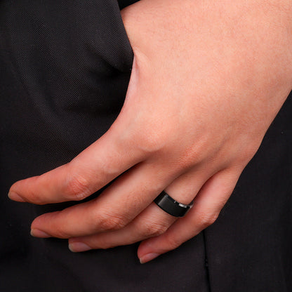 Bague pour homme en tungstène