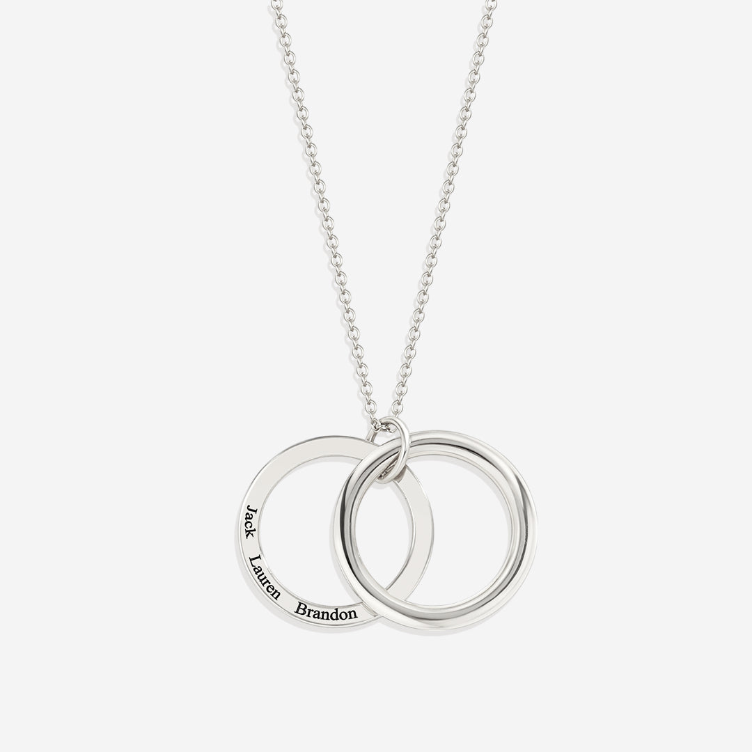 Hidden Message Ring Necklace