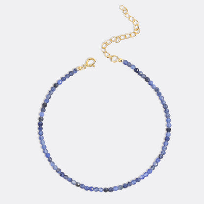 Petit bracelet empilable en perles de lapis-lazuli