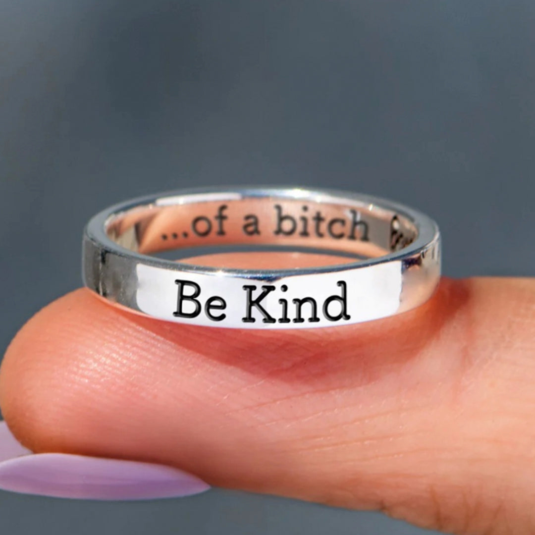 Bague Mantra Soyez gentil