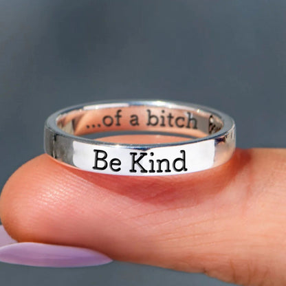 Bague Mantra Soyez gentil