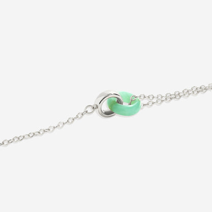 Collier de connexion en pierres précieuses
