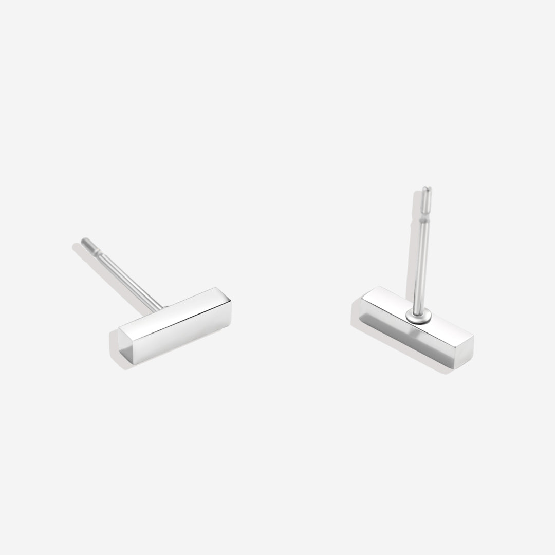 Boucles d'oreilles à barre délicate
