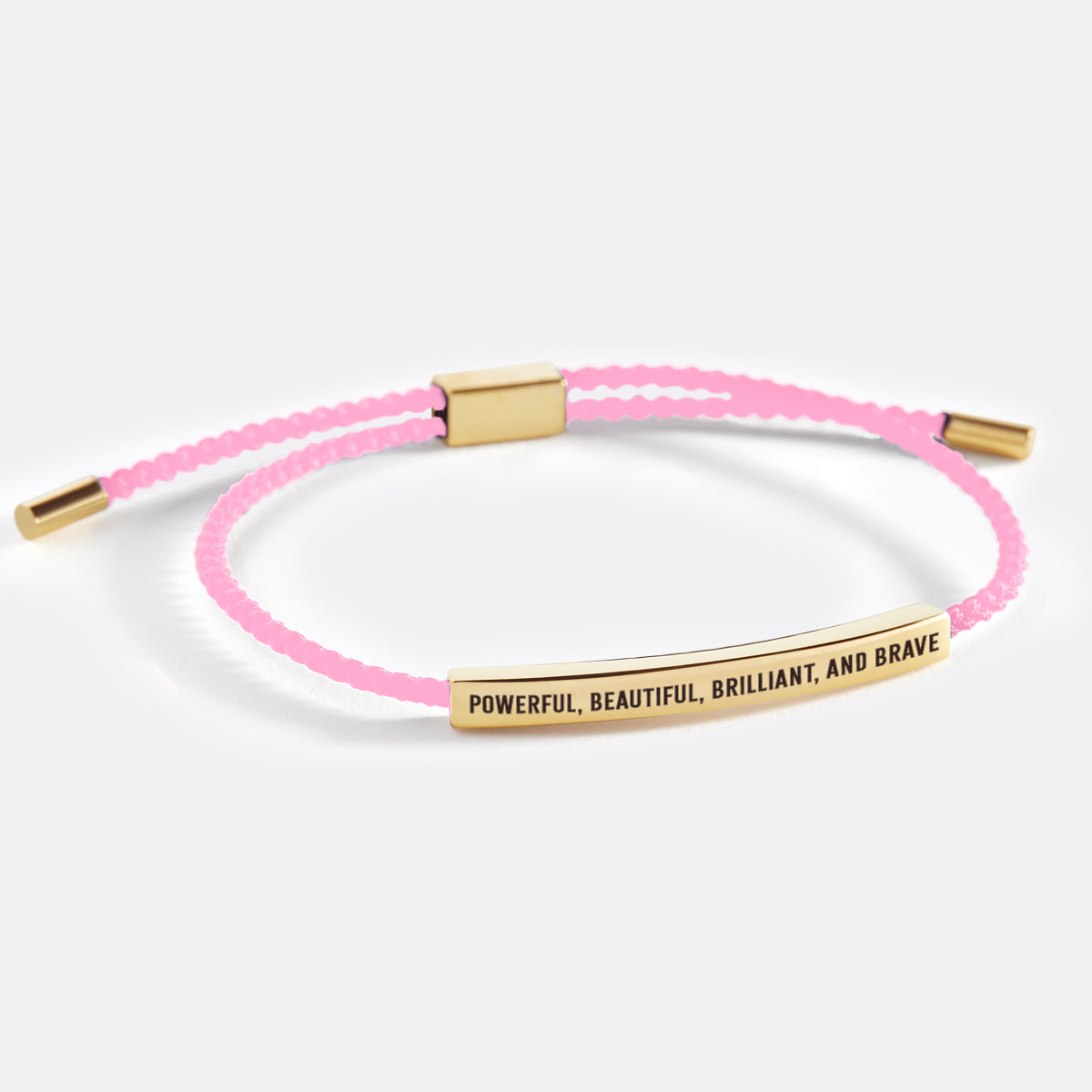 Bracelet Inspire puissant, beau, brillant et courageux
