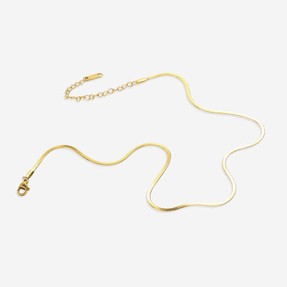 Collier délicat à chevrons
