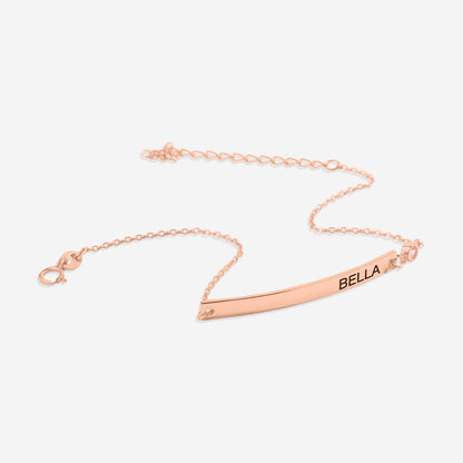 Bracelet délicat avec pierre de naissance
