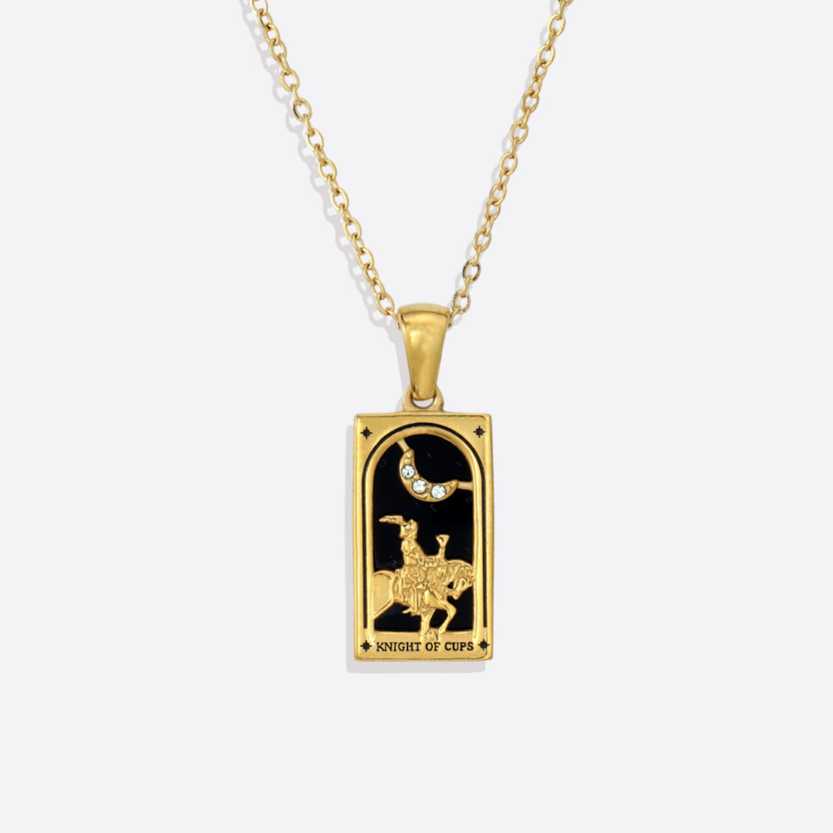 Collier de Tarot Chevalier de Coupes