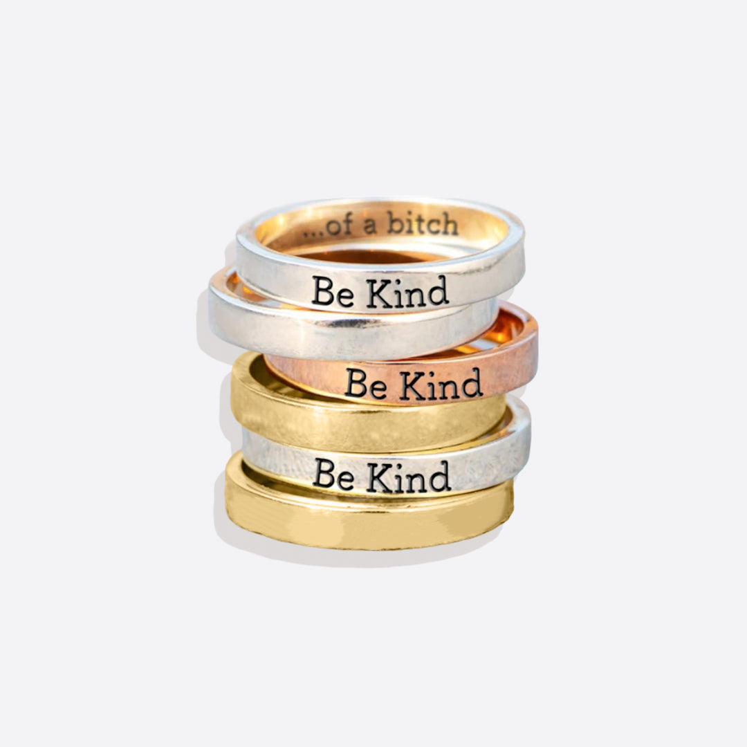 Bague Mantra Soyez gentil