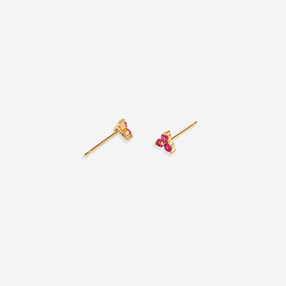 Boucles d'oreilles avec pierre de naissance Trinity