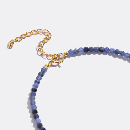 Petit bracelet empilable en perles de lapis-lazuli