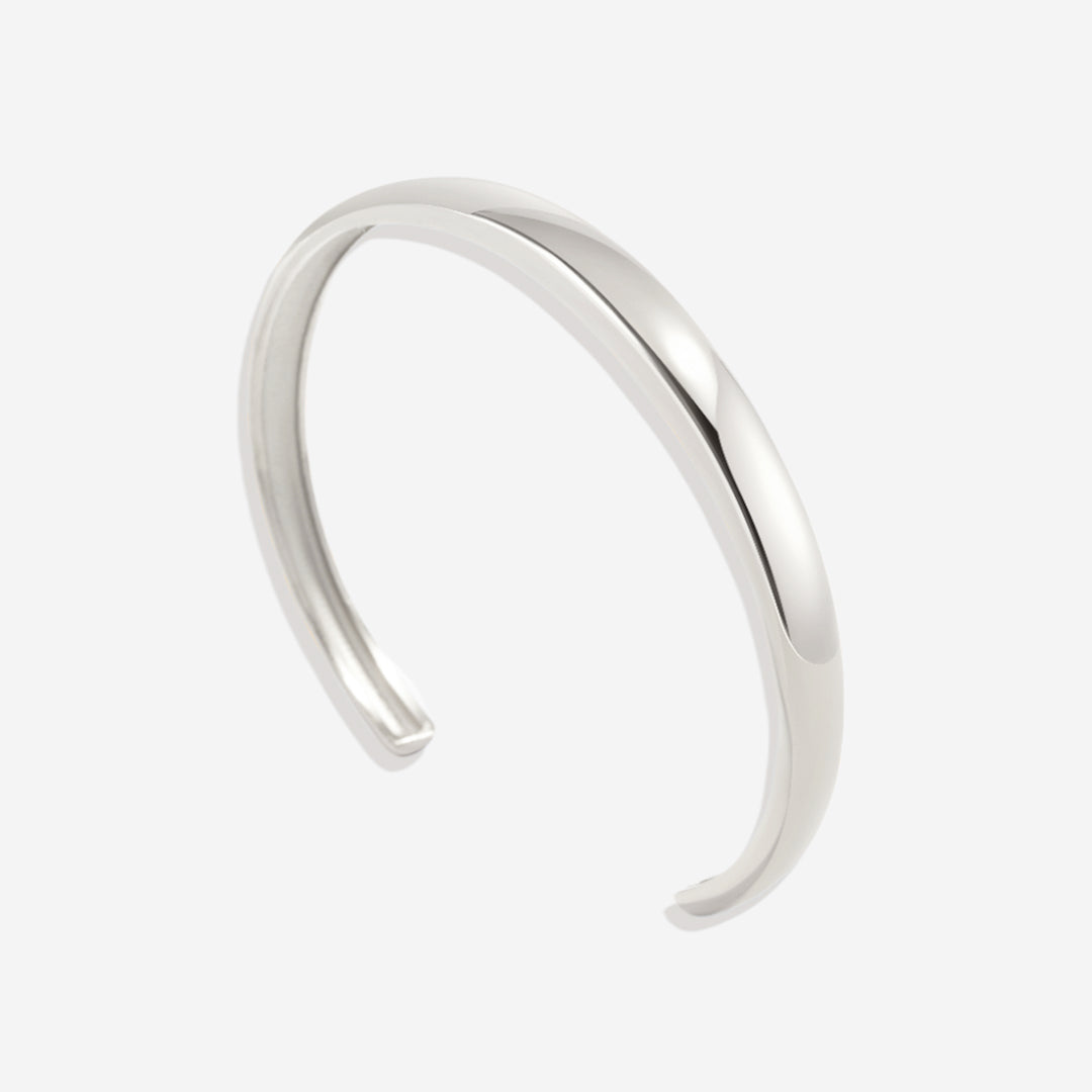 Bracelet manchette en forme de dôme épais