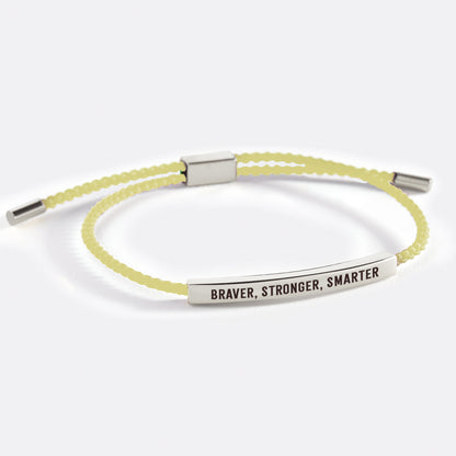 Bracelet Inspire Plus courageux, plus fort, plus intelligent