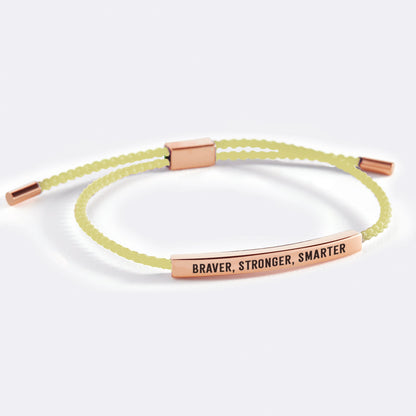 Bracelet Inspire Plus courageux, plus fort, plus intelligent