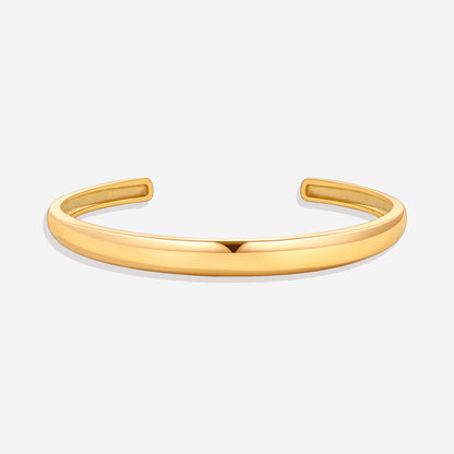 Bracelet manchette en forme de dôme épais