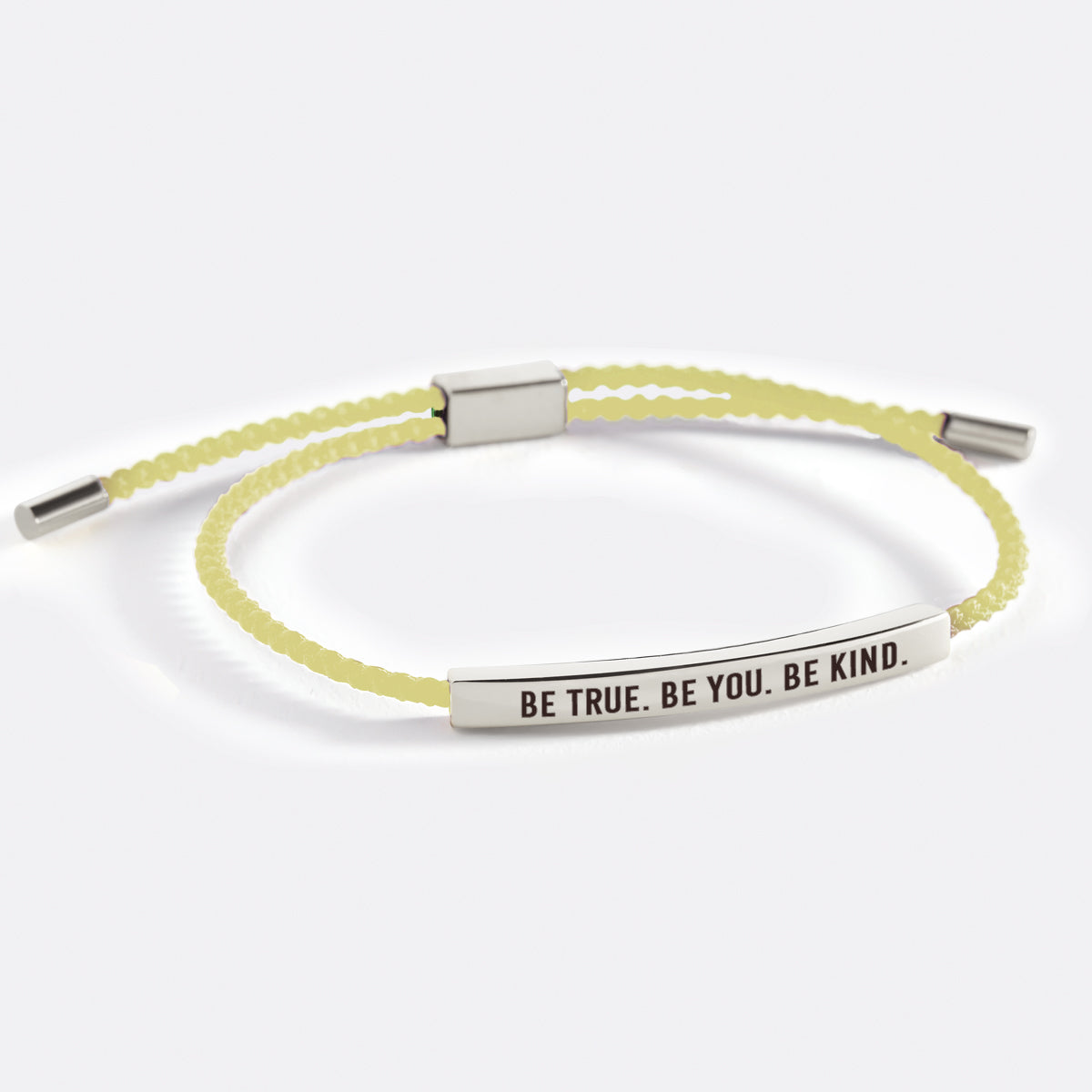 Bracelet Inspiré « Soyez vrai. Soyez vous-même. Soyez bienveillant »