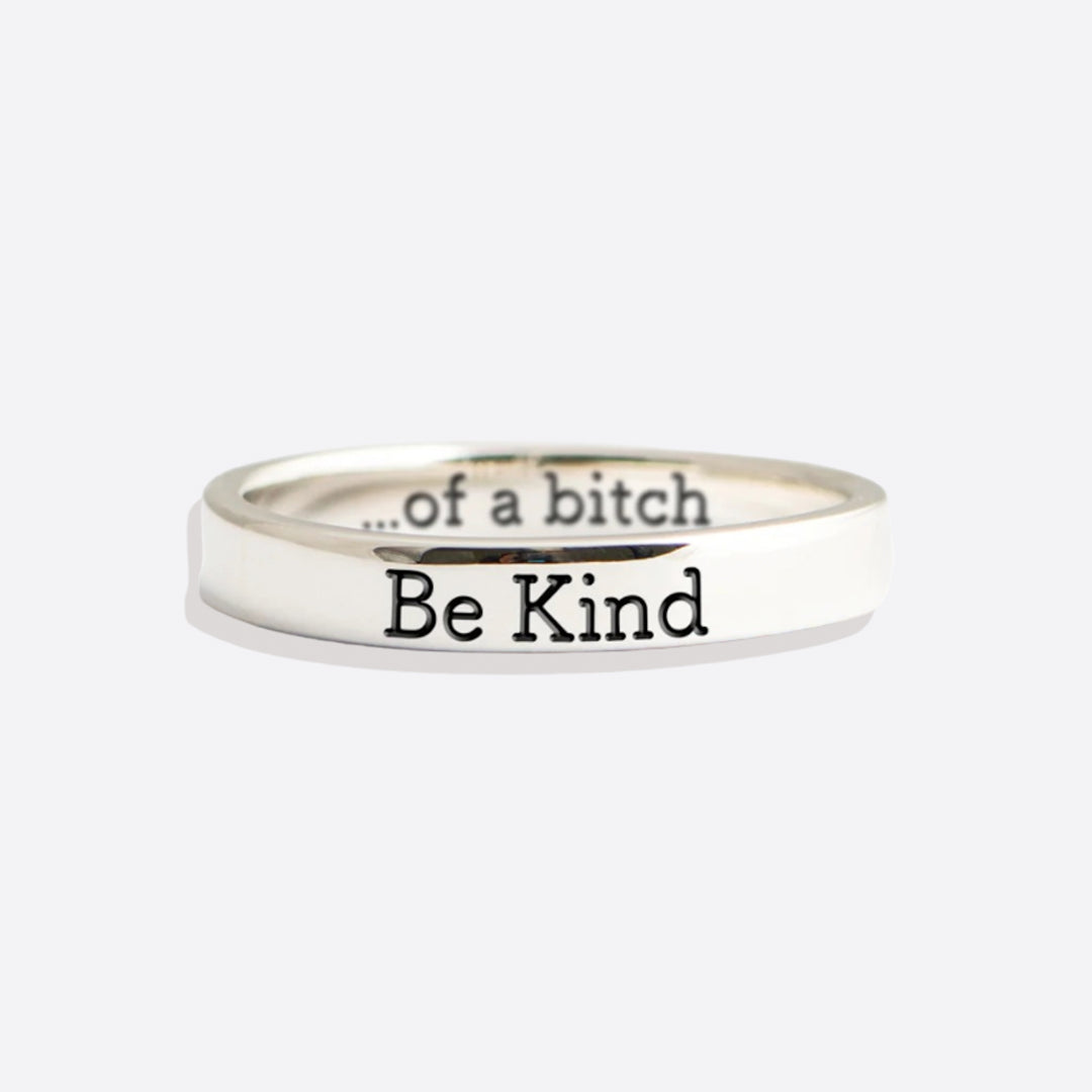 Bague Mantra Soyez gentil