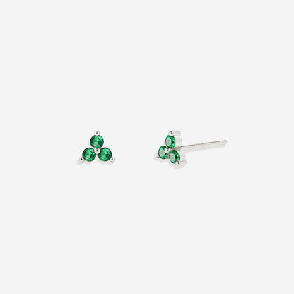Boucles d'oreilles avec pierre de naissance Trinity