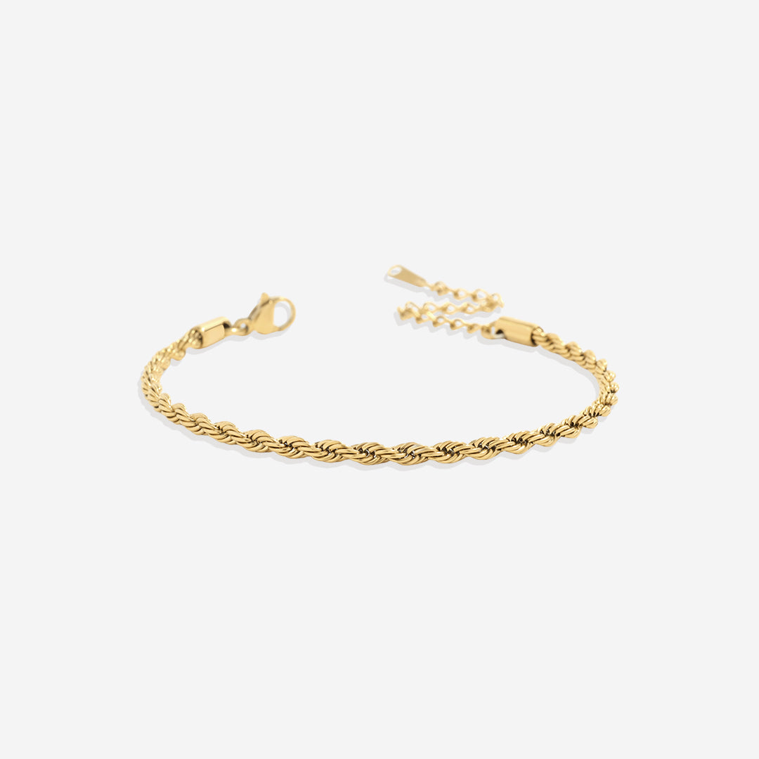 Bracelet chaîne corde essentiel