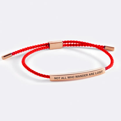 Tous ceux qui errent ne sont pas perdus Bracelet Inspire