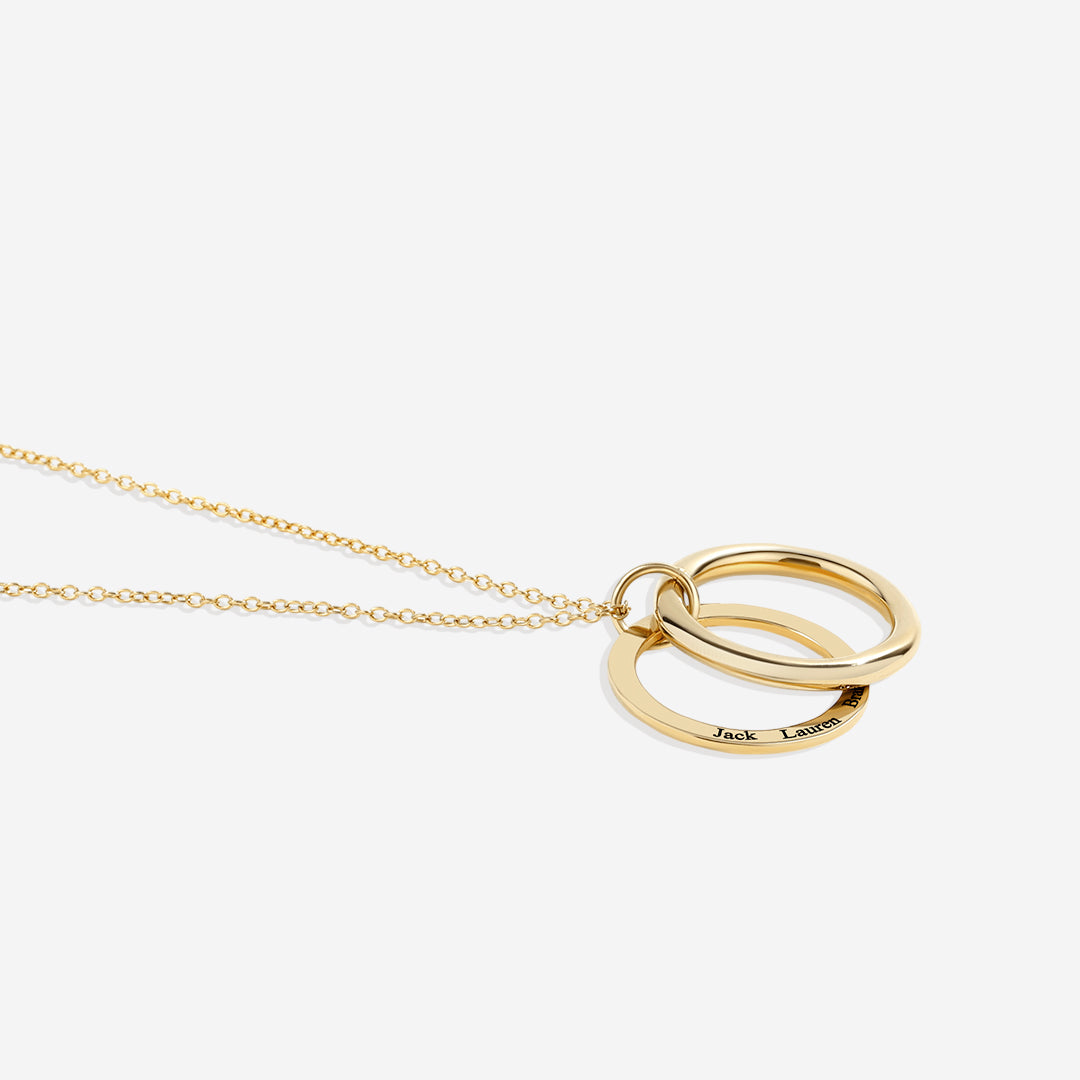 Hidden Message Ring Necklace
