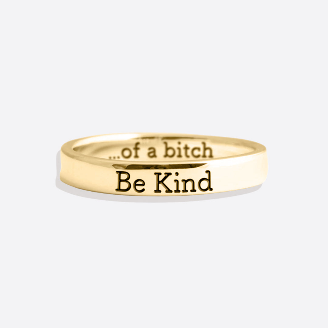 Bague Mantra Soyez gentil