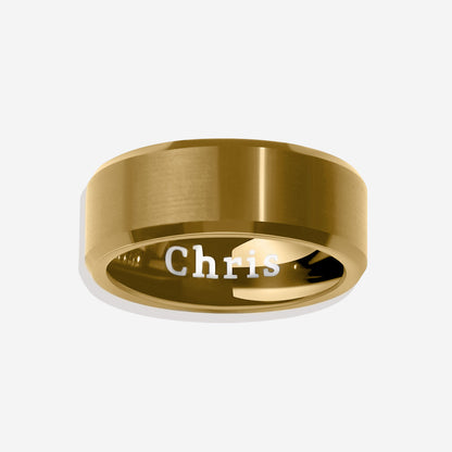 Bague pour homme en tungstène