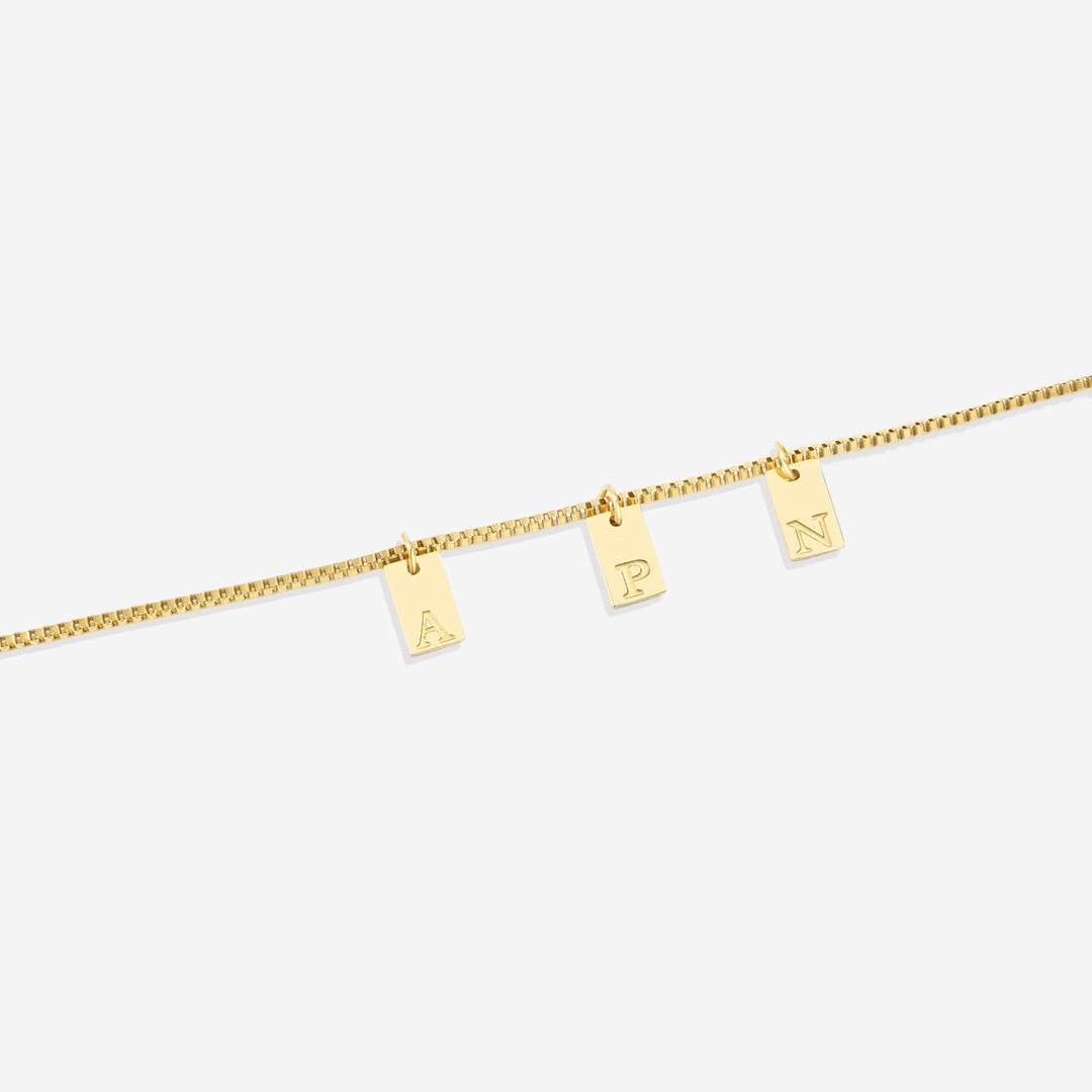 Initial Tag Necklace