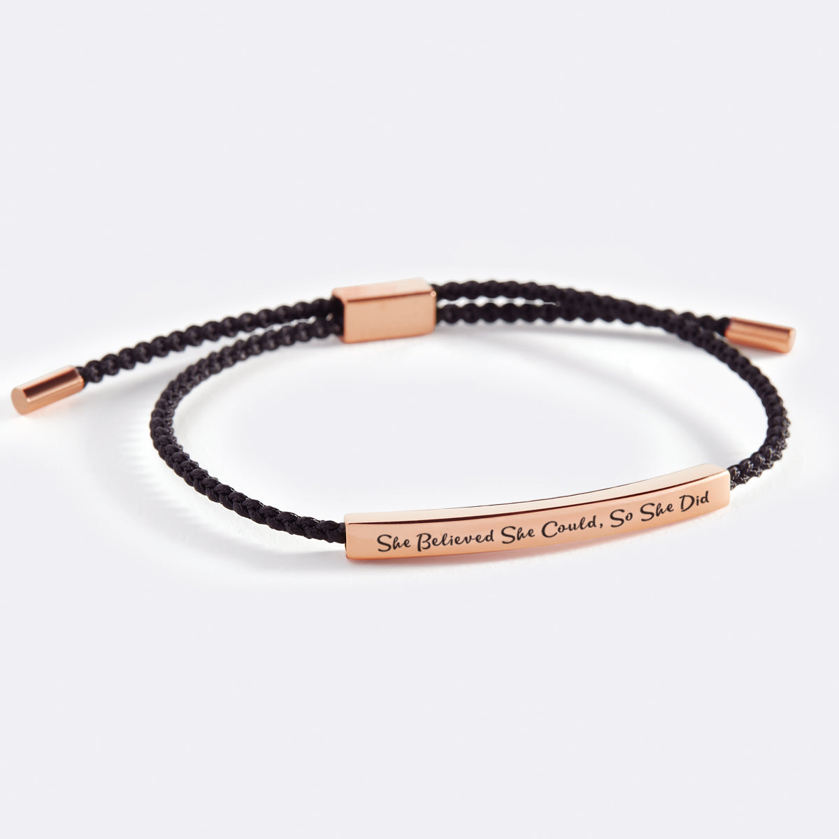 She Believed She Could, So She Did Inspire Bracelet