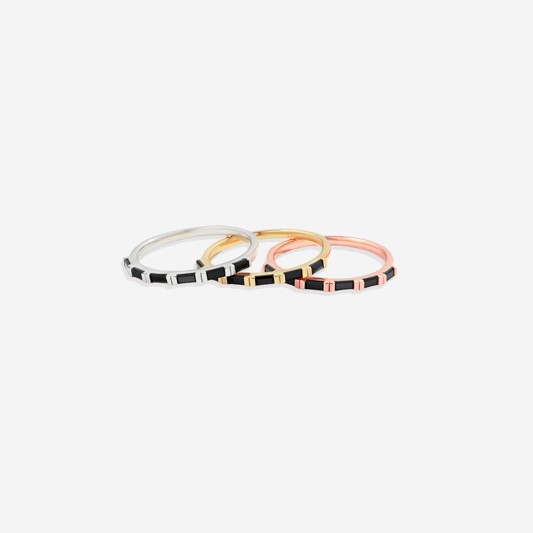 Bague en diamant baguette