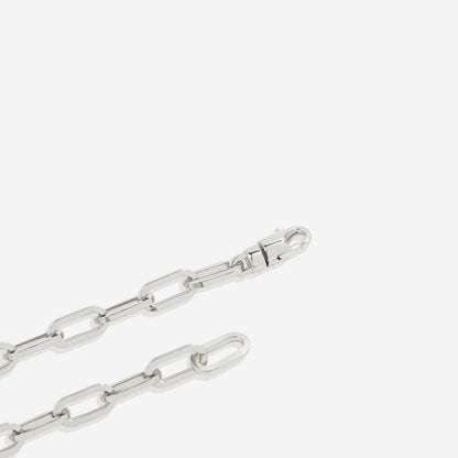 Bracelet chaîne trombone à maillons ouverts