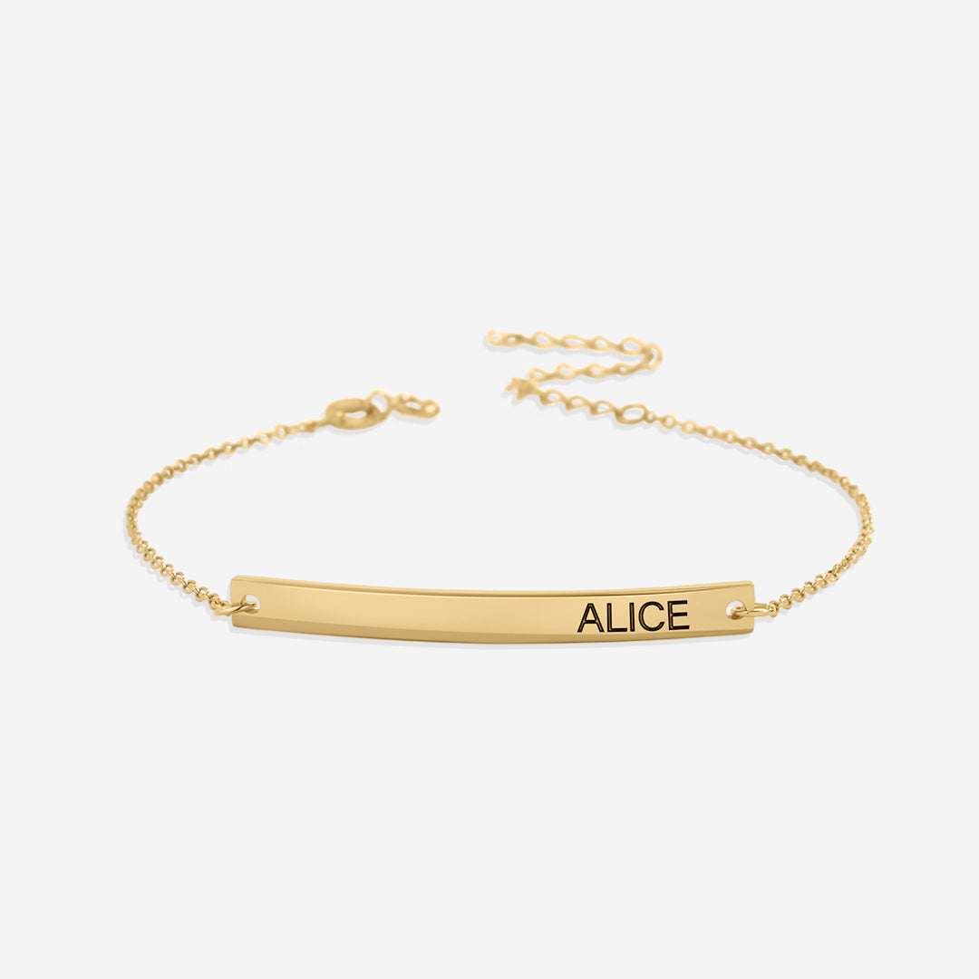 Bracelet délicat avec pierre de naissance