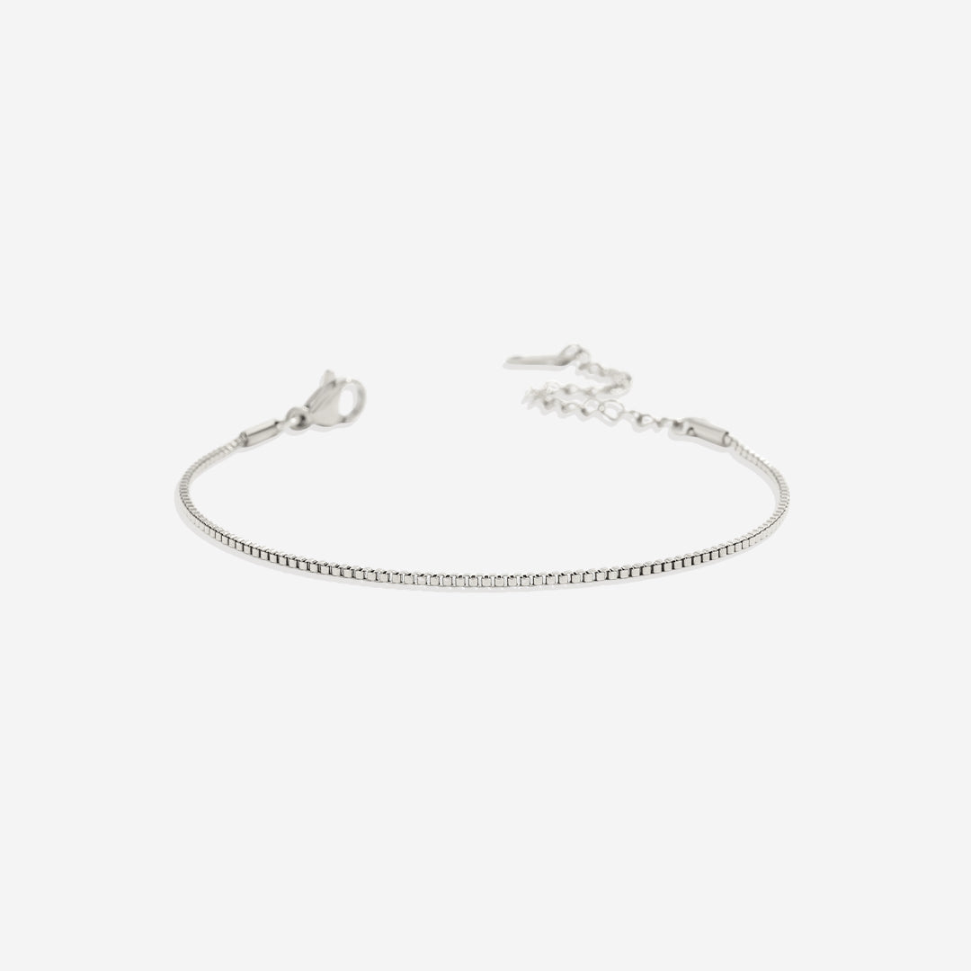 Bracelet chaîne boîte essentielle
