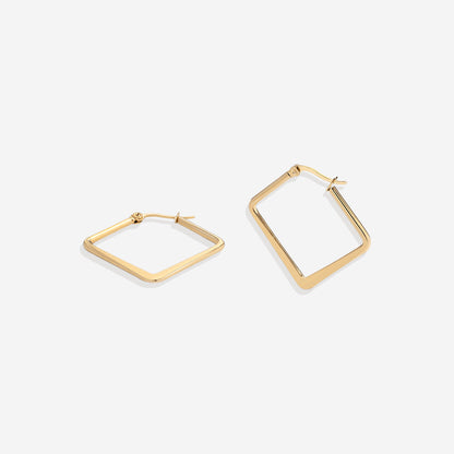 Boucles d'oreilles géométriques Girl Boss