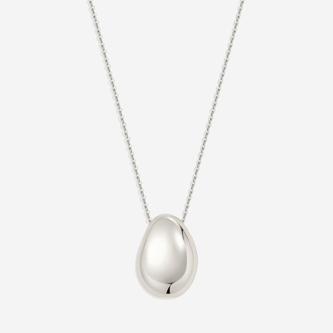 Collier pendentif galet