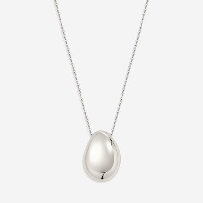 Collier pendentif galet
