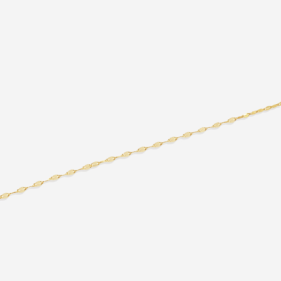 Collier chaîne pétale