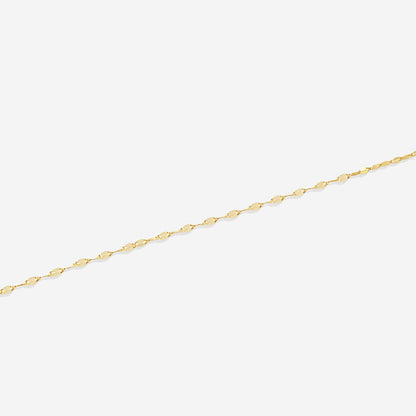 Collier chaîne pétale