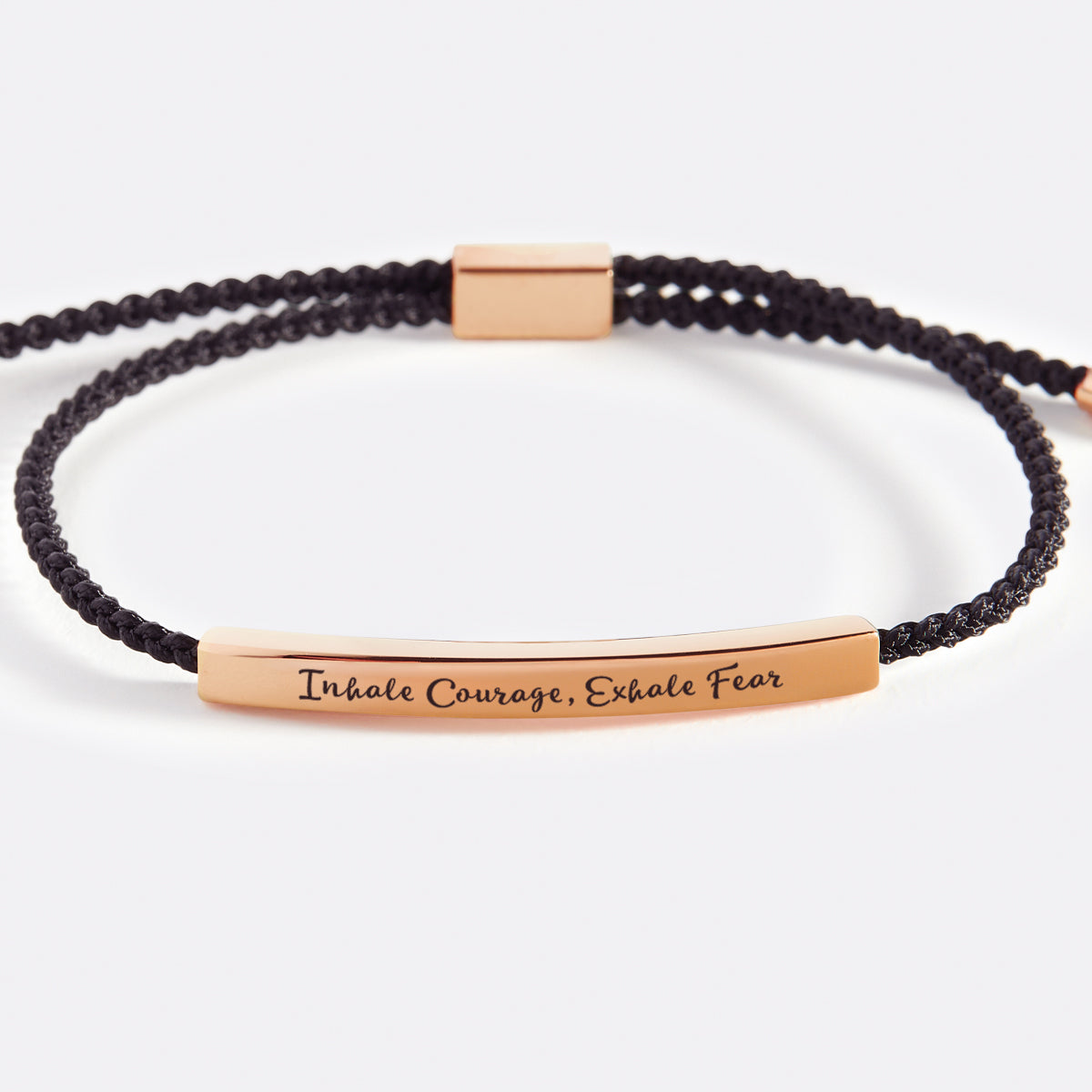 Bracelet Inspirez le courage, expirez la peur