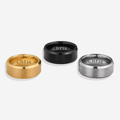Bague pour homme en tungstène