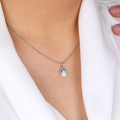 Sun Charm Pendant Necklace