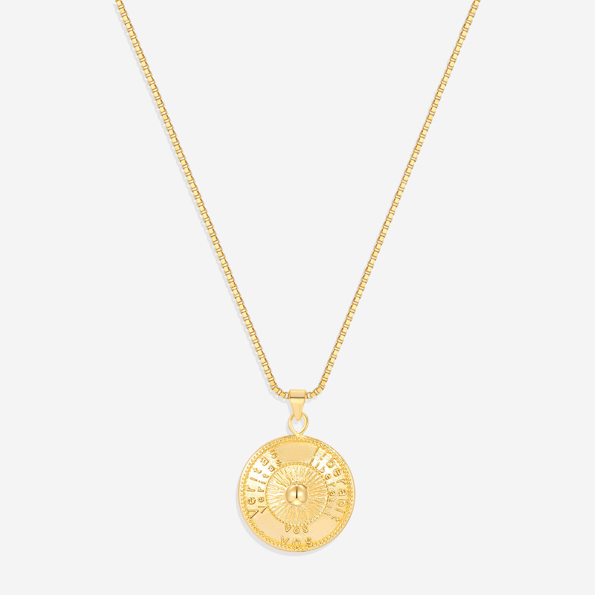 Collier pendentif soleil