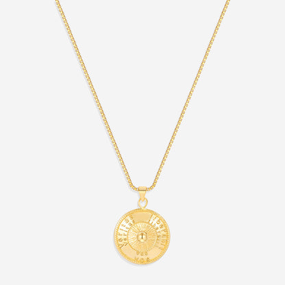 Collier pendentif soleil