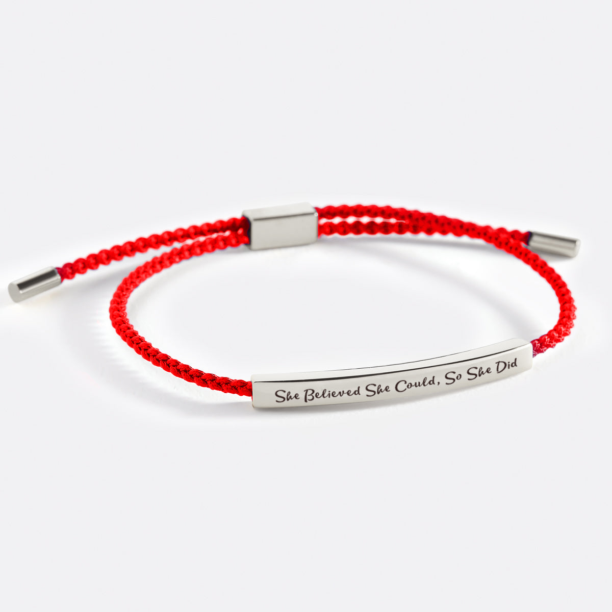 She Believed She Could, So She Did Inspire Bracelet