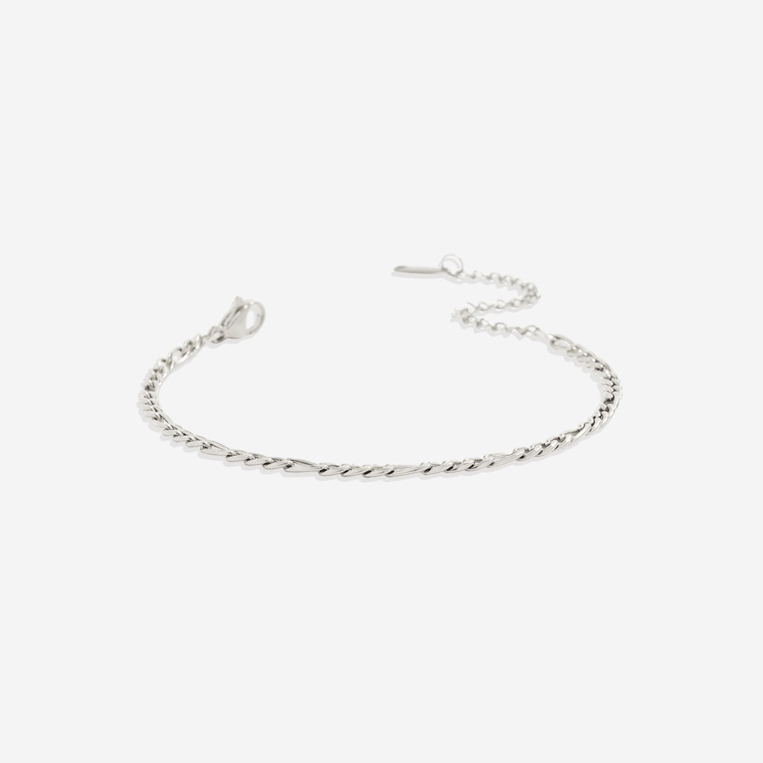 Bracelet chaîne Figaro essentiel