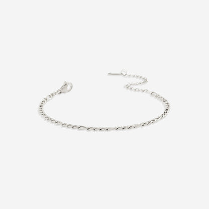 Bracelet chaîne Figaro essentiel
