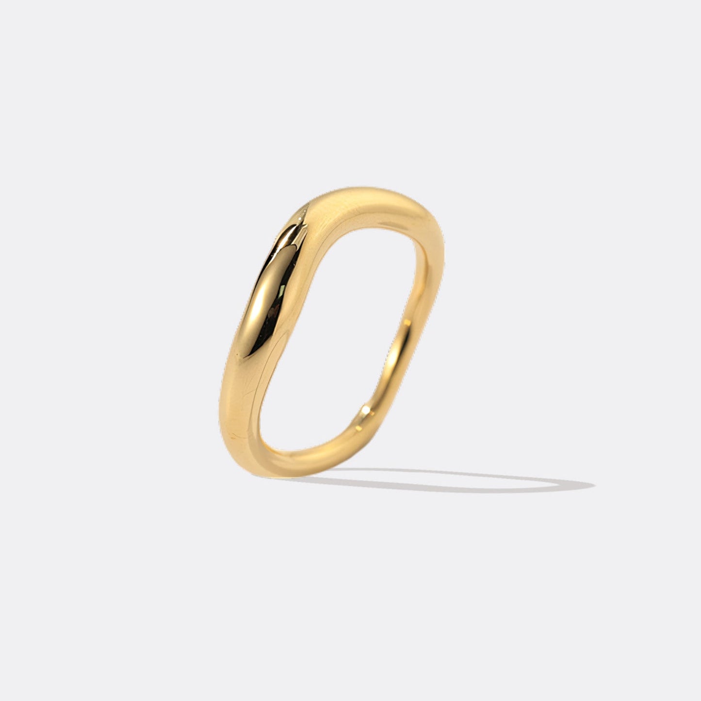 Bague sculpturale à longueur d'onde