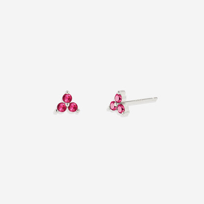 Boucles d'oreilles avec pierre de naissance Trinity
